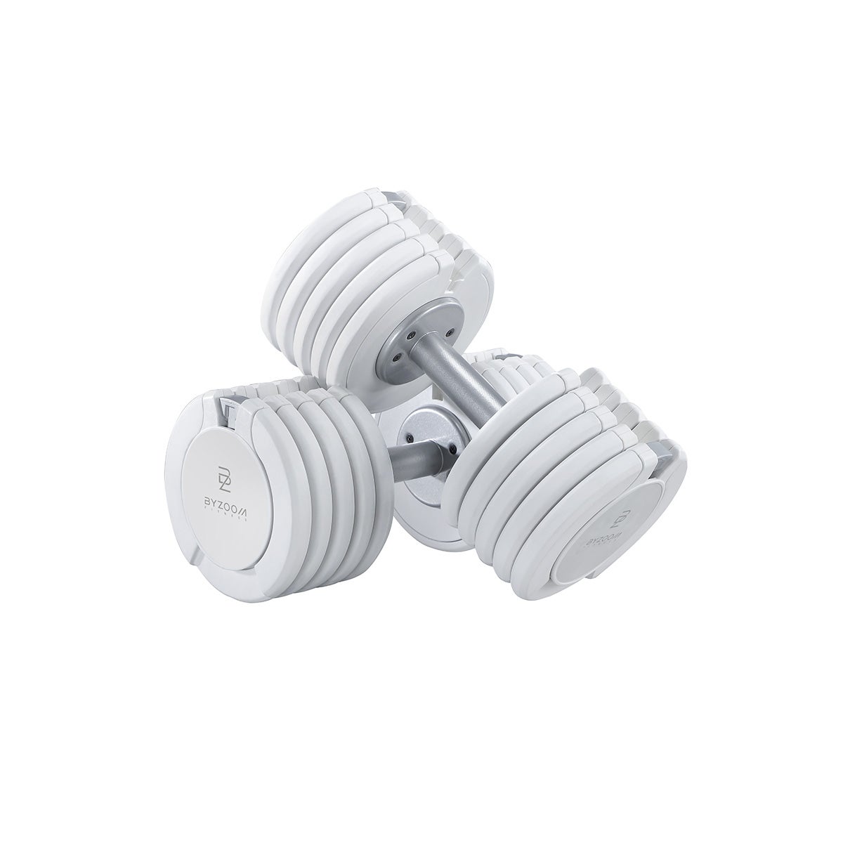 BYZOOM PureSeries 可変式ダンベル 20kg ホワイト 2個